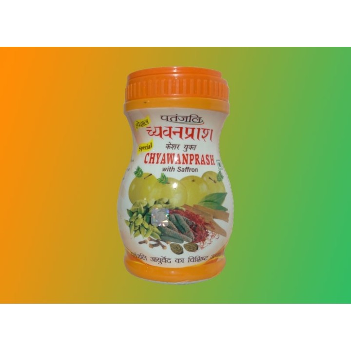 Чаванпраш з шафраном "Патанджалі", 1кг (Chyawanprash Patanjali)